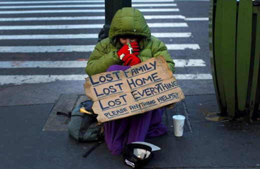 ABD'de evsizlerin sayısı artıyor