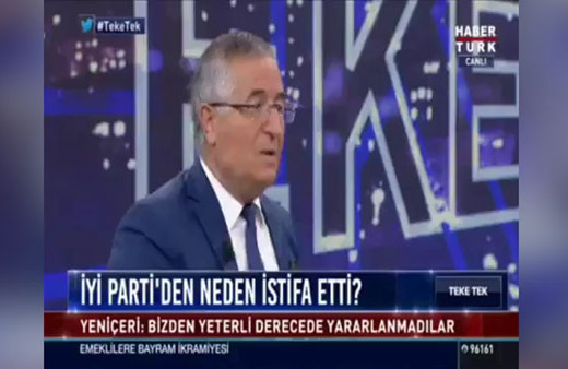 Özcan Yeniçeri İYİ Parti'den neden istifa ettiğini açıkladı