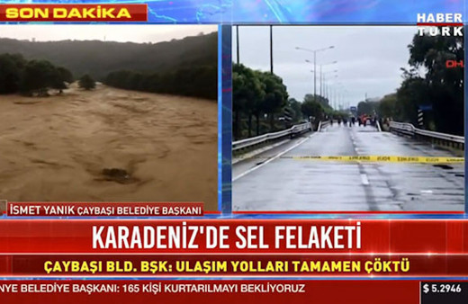 Çaybaşı belediye başkanı: 20 tona yakın fındık gitti
