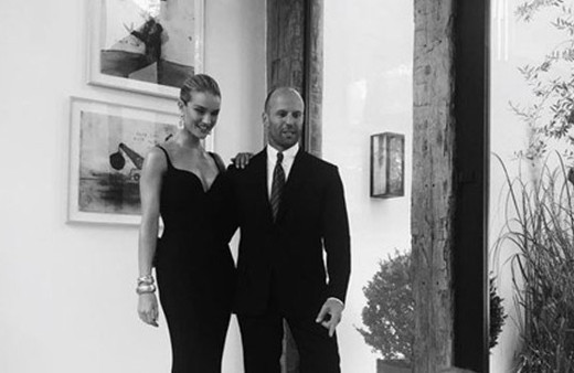 Rosie Huntington Jason Statham çifti bir anda şaştı kaldı!
