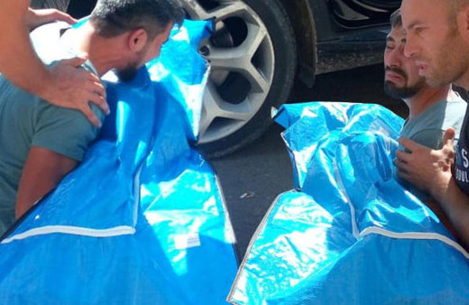 Oğlunun cansız bedenine sarılıp ağladı