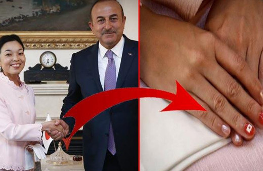 Japonya Prensesi'nin bayraklı tırnakları