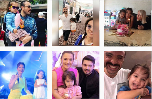 Demet Akalın'ın instagramına bakın! Eşi Okan Kurt'un kızı Hira ile bile... 
