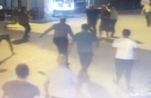 Servis şoförlerinin kanlı kavgası