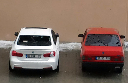 20 dakikalık dolu Kastamonu'yu felç etti!