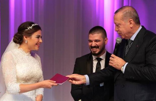 Cumhurbaşkanı Erdoğan nikah şahidi oldu