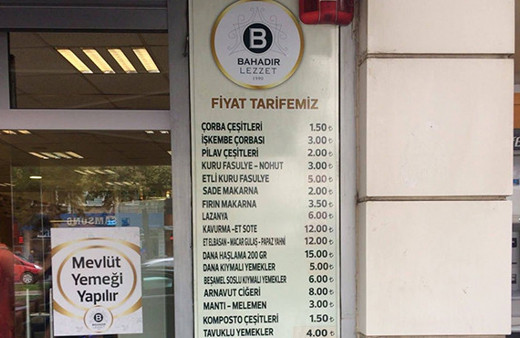 Sosyal medyayı sallayan fiyat listesi