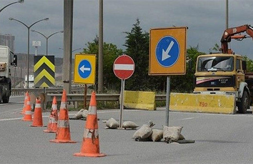 TEM'de çalışma: Tek şerit kapatılacak!