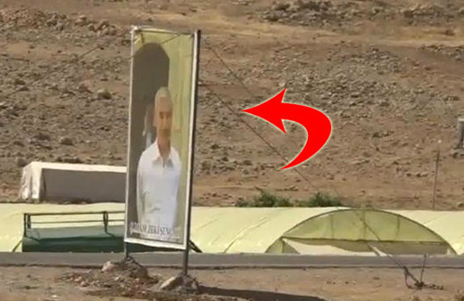 TSK öldürmüştü, fotoğrafını asmışlar! İşte Sincar'daki PKK varlığı