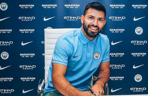 Agüero Manchester City'le olan sözleşmesini uzattı