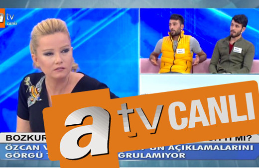 ATV canlı yayını Müge Anlı'nın programında Bozkurt kardeşler... 