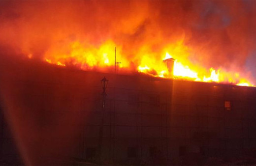 Konya'da kız yurdunda korkutan yangın