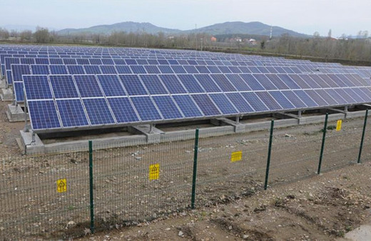 Ağrı Dağı eteklerinde güneş enerjisi santrali