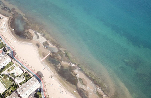 Yalova'da deniz suyu 25 metre çekildi