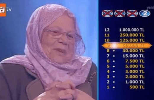 Kim Milyoner Olmak İster'de Rock N Roll’cu teyze rüzgarı