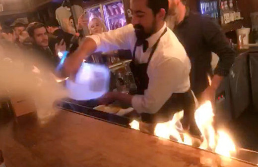 Nusret'ten alev şov faciası açıklaması