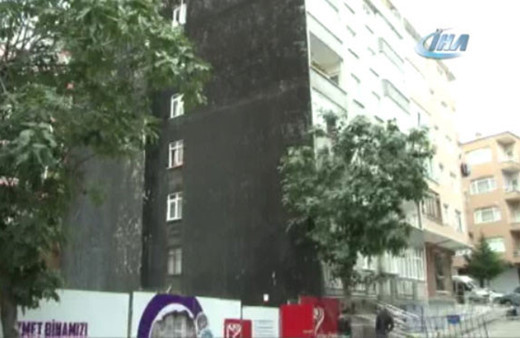 İstanbul'da çökme tehlikesi herkes tahliye edildi!