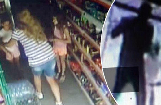 Skandalın görüntüleri ortaya çıktı! 5 kadın birden...