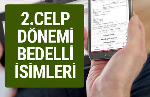 E devlet ikinci celp dönemi bedelli isimleri - 6 Ekim'de askere gidecekler
