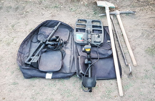 Konya'da definecilere suçüstü