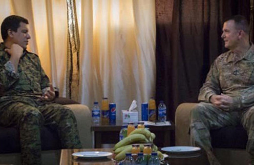 ABD'li General, 4 milyon TL ödülle aranan YPG'li terörist ile görüştü!