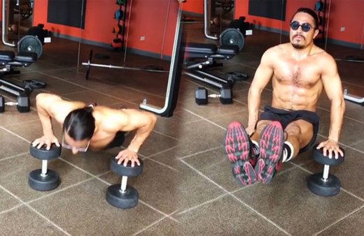 Nusret'in eti kadar vücudu da meşhur oldu