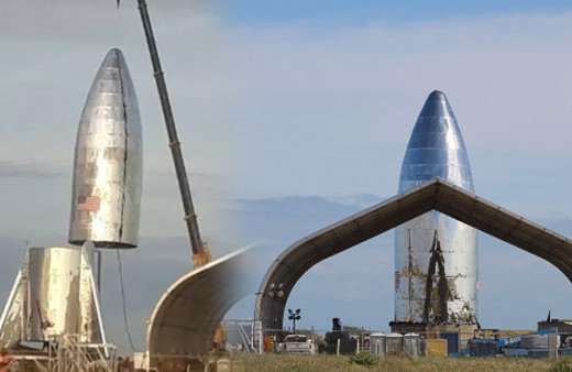 Mars'a gidecek SpaceX Starship ilk kez görüntülendi