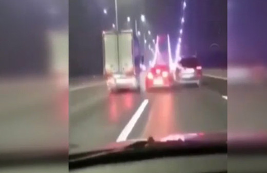 Köprüde makas atarken kazan yapan sürücüye kesilen ceza belli oldu