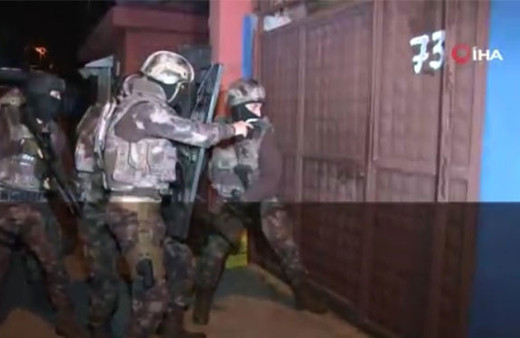 Terör örgütü HTŞ'ye şafak operasyonu! 300 polis katıldı