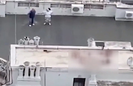 Önce çatıda seviştiler daha sonra ise bakın ne yaptılar! Olay görüntüler