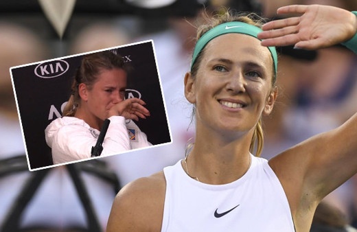 Dünyaca ünlü tenisçi basın toplantısında hüngür hüngür ağladı