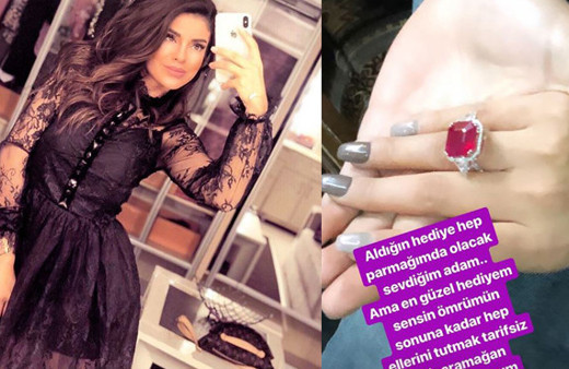 Bircan Bali yüzüğü taktı yeni sevgilisi bakın kim 