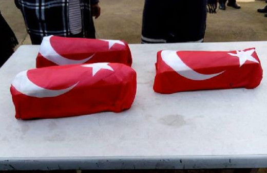 Erken doğan 1 günlük üçüzlere Türk bayraklı veda