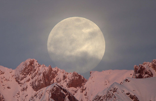 Türkiye'de dolunay manzaraları büyüledi