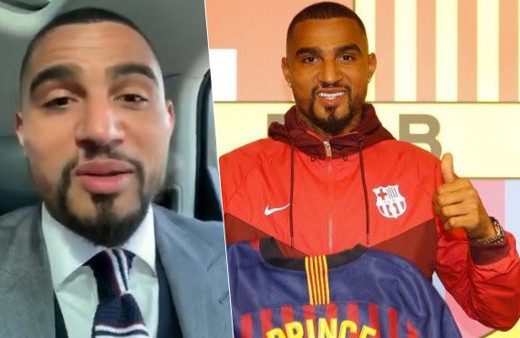 Barcelonalı Boateng'ten Türk taraftarlara şarkılı mesaj