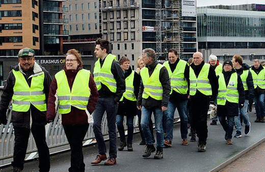 Hollanda'da 'sarı yeleklilerden' dokuzuncu eylem
