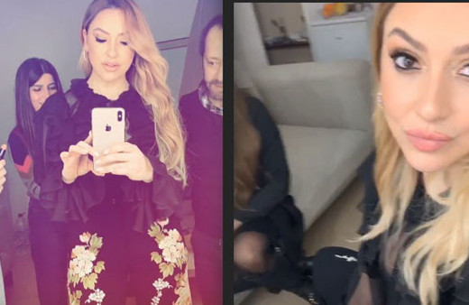 Hadise transparan kıyafeti ile O Ses Türkiye'ye damga vurdu