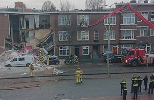 Hollanda'da patlama meydana geldi!