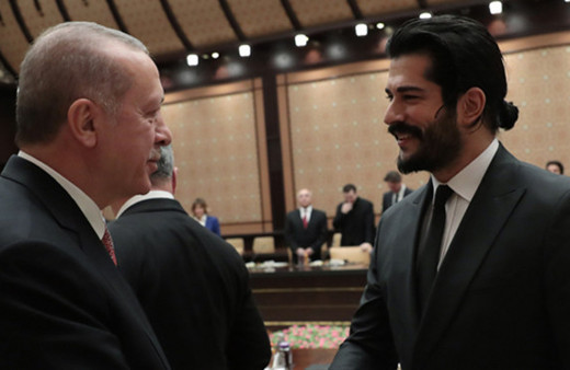 Cumhurbaşkanı Erdoğan Beştepe'de sinema temsilcilerini kabul etti