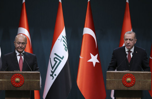 Cumhurbaşkanı Erdoğan ve Irak Cumhurbaşkanı'ndan 'ortak çalışma' sözü