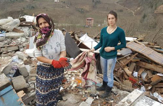 Trabzon’da ocağını başına yıktılar bu nasıl kardeş! 