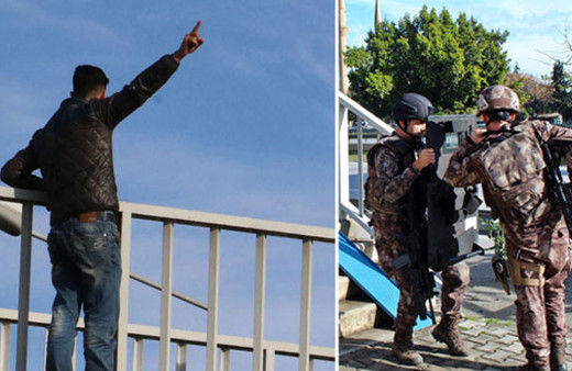 Sevgilisiyle görüşemeyen çılgın aşık özel harekatı alarma geçirdi! 