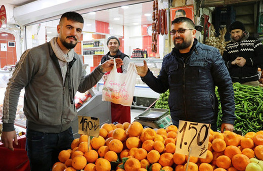 10 poşet getirene 1 kilo portakal bedava!
