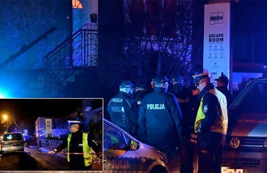 Polonya’daki korku evinde 5 genç kız yanarak öldü