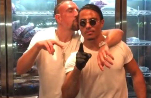 Ribery ve Nusret olay oldu! Herkese küfür etti annelerinizi...