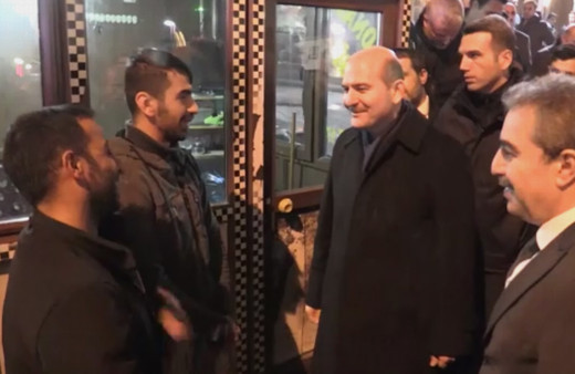 İçişleri Bakanı Soylu, esnaf ziyaretlerinde bulundu