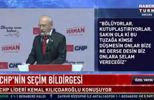 Kemal Kılıçdaroğlu Temel Karamollaoğlu'na teşekkür ederken zor anlar yaşadı