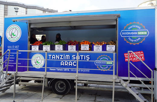Mobil halk sebzede ilk satışlar başladı sosyal medyayı takip edin
