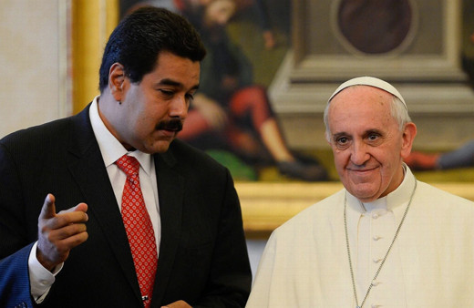 Papa, Maduro’nun arabuluculuk teklifini kabul etti