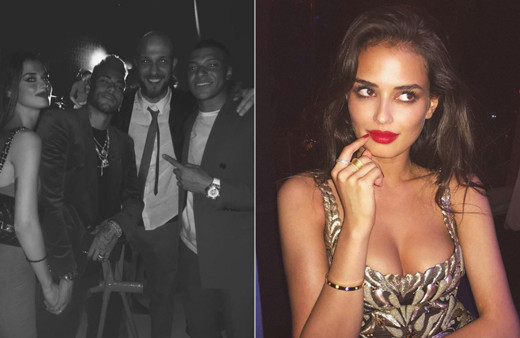 Elif Aksu Neymar'ın doğum günü partisine damga vurdu